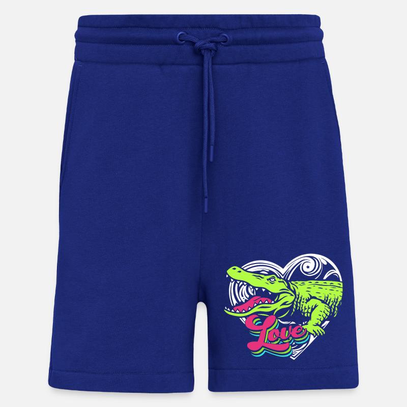 Krokodil Jagd - Shorts - made by SPREAD - Iconic Blue
