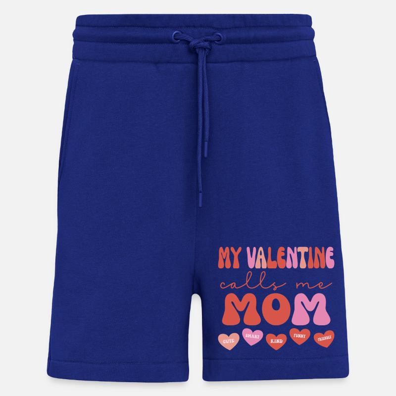 Mein Valentin nennt mich Mama - Shorts - made by SPREAD - Iconic Blue