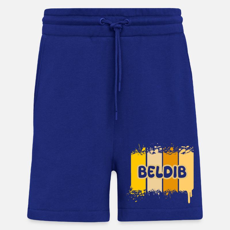 Beldib - Short bio décontracté fabriqué en UE - Iconic Blue