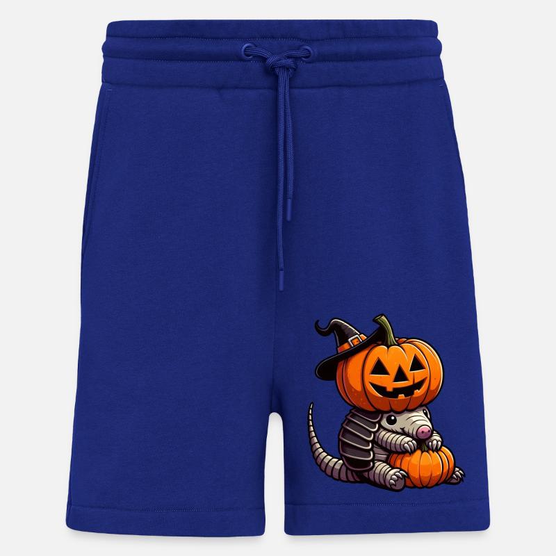 Cute Halloween Armadillo Witch Pumpkin - Shorts - made by SPREAD - Iconic Blue