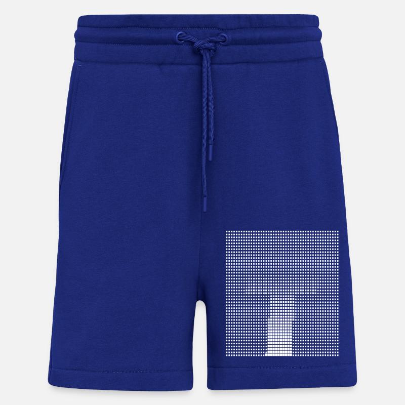 Lettre T - Short bio décontracté fabriqué en UE - Iconic Blue
