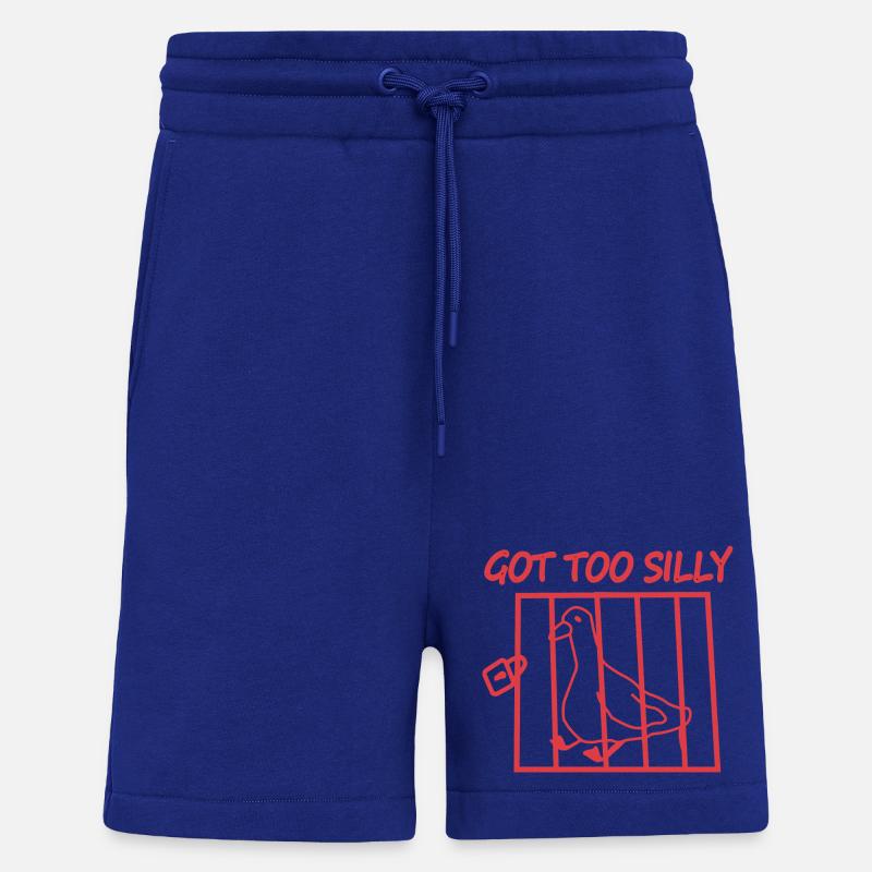 Zu dummer Vogel im Käfig - Shorts - made by SPREAD - Iconic Blue