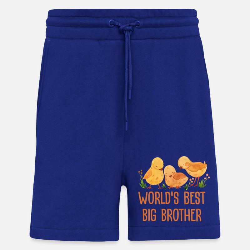 Weltbester Großer Bruder - Shorts - made by SPREAD - Iconic Blue