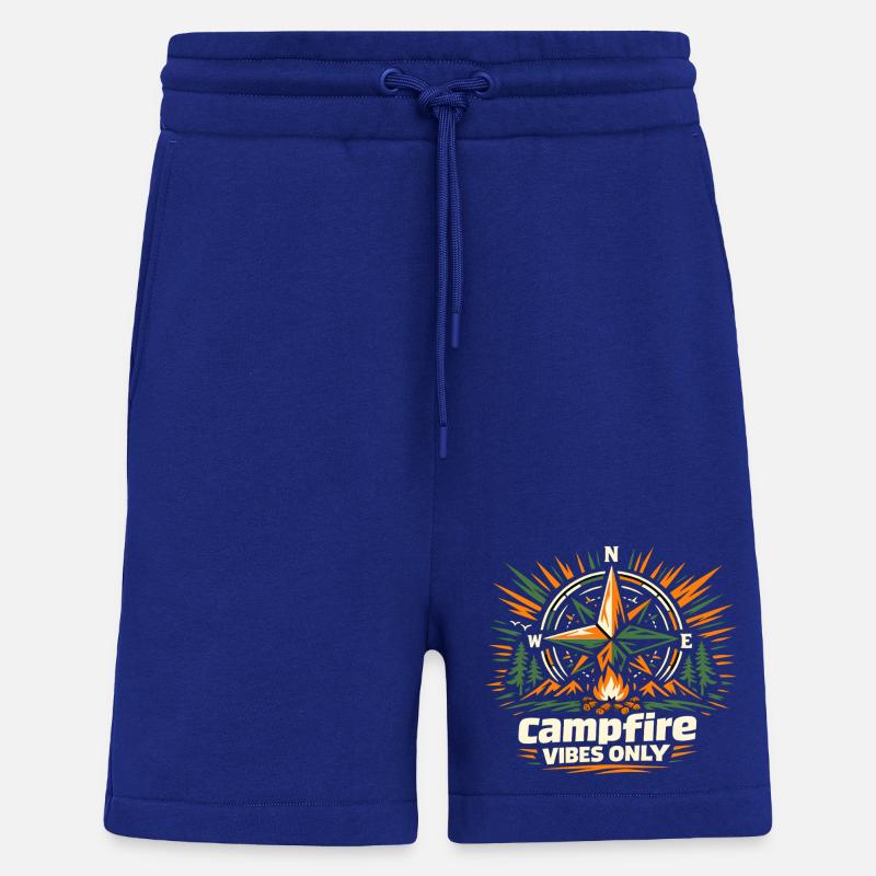 Lagerfeuer Kompass Vibes - Shorts - made by SPREAD - Iconic Blue