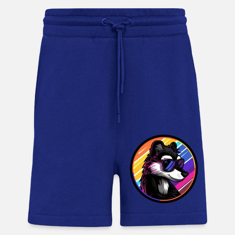 Skunk Cool Comic - Shorts - made by SPREAD - Iconic Blue