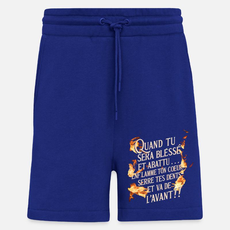text when you're hurt - Shorts - made by SPREAD - Iconic Blue
