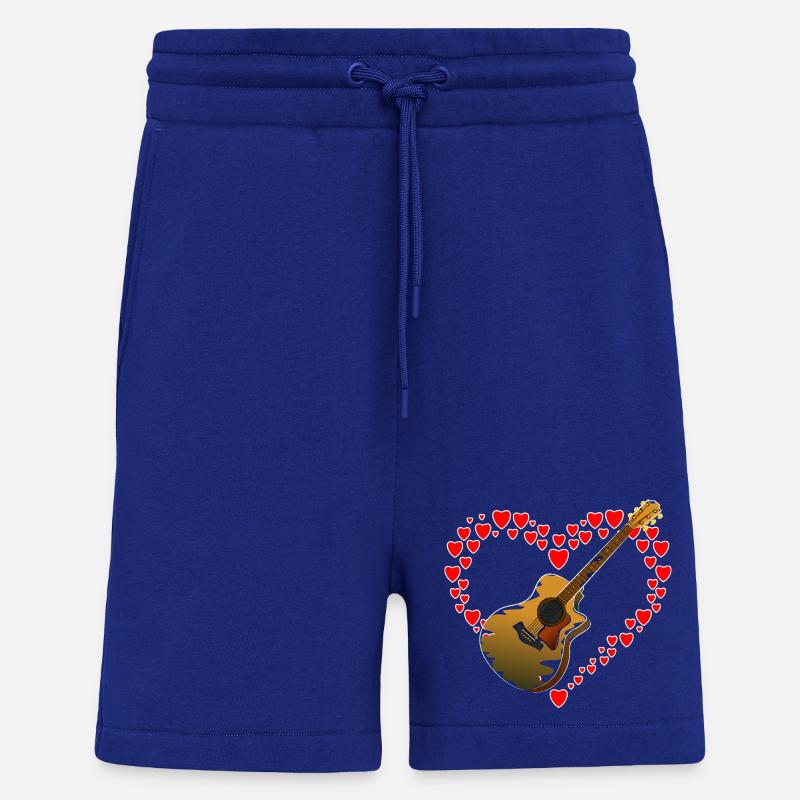 Herz mit Gitarre - Shorts - made by SPREAD - Iconic Blue