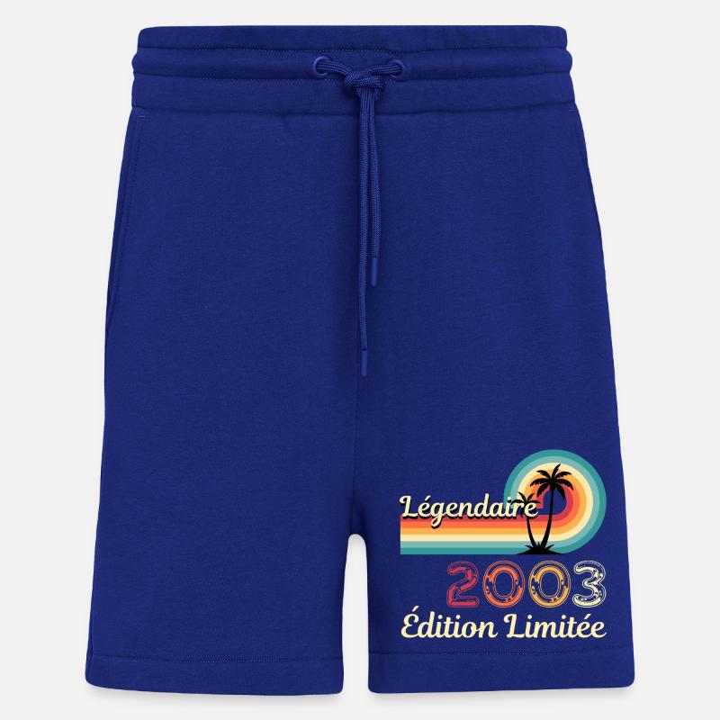 Légendaire 2003, édition limitée - Short bio décontracté fabriqué en UE - Iconic Blue