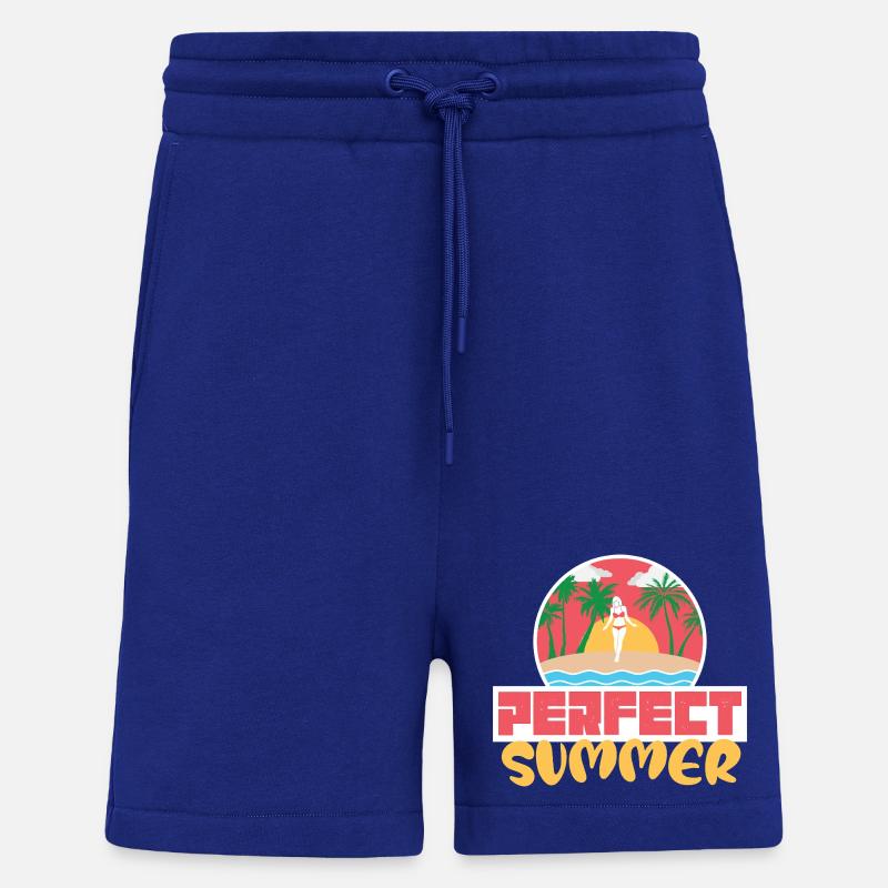 Perfect Summer Beach Sunset Retro Design - Shorts - made by SPREAD - Iconic Blue