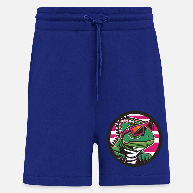Caméléon Bande dessinée cool - Short bio décontracté fabriqué en UE - Iconic Blue