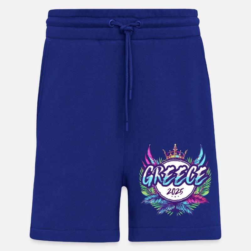 Greece 2025 Bunt - Shorts - made by SPREAD - Iconic Blue