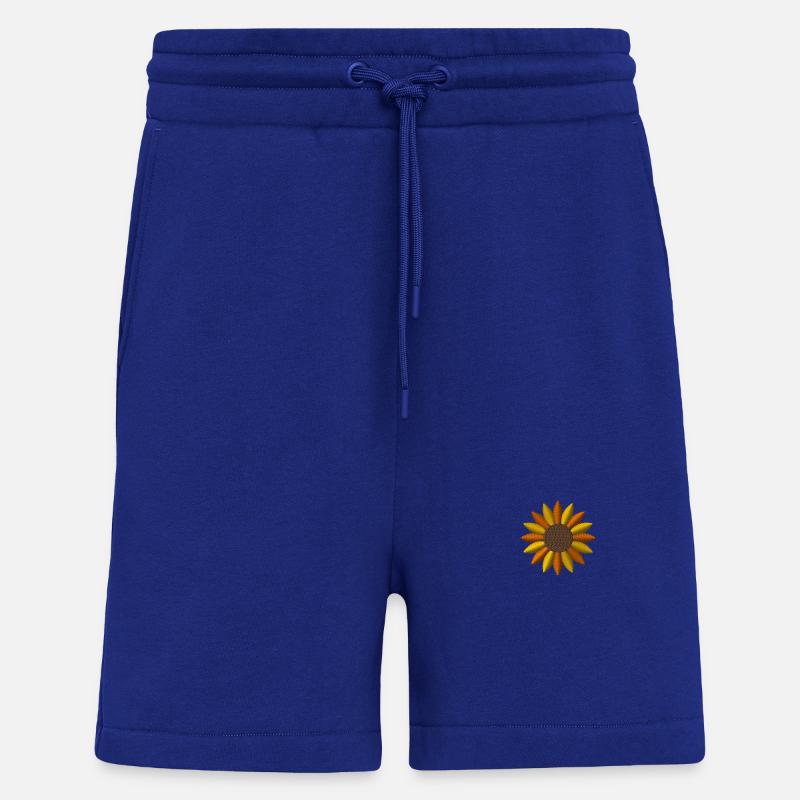 Sonnenblume bestickt - Shorts - made by SPREAD - Iconic Blue