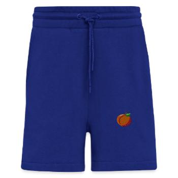 Peach embroidered - Shorts - made by SPREAD - Iconic Blue - Front
