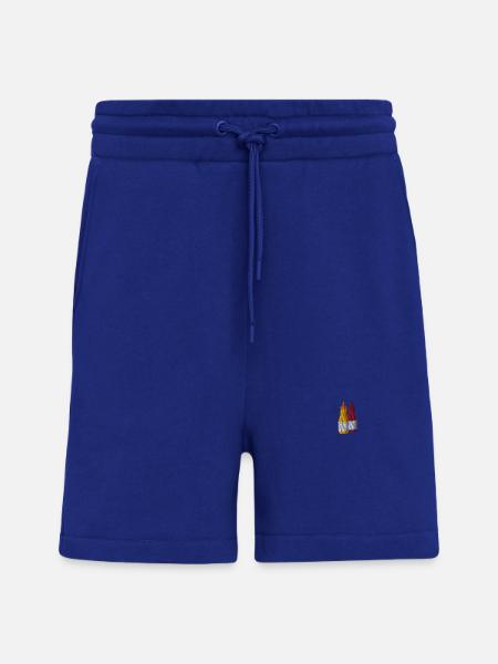 Ketchup and mustard embroidered - Shorts - made by SPREAD - Iconic Blue