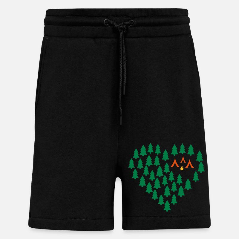 Camping - Shorts - made by SPREAD - SOLID BLACK