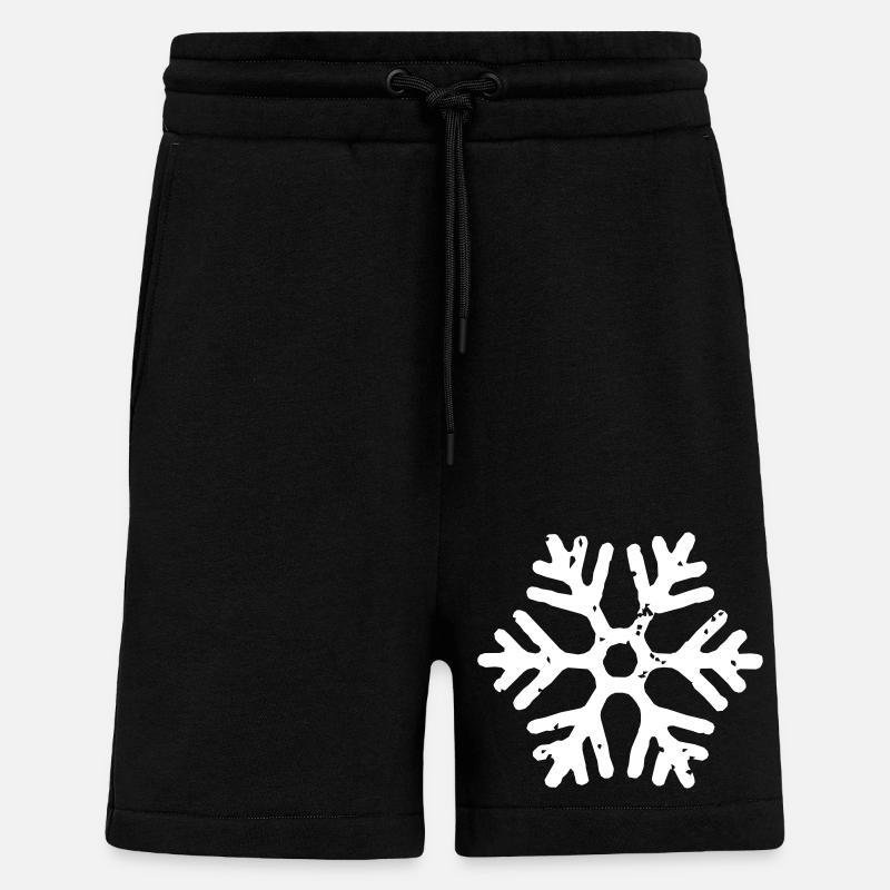 Schneeflocke - Shorts - made by SPREAD - SOLID BLACK