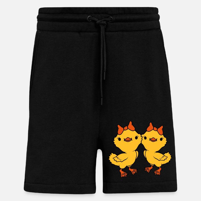 2 Chicks Team Freunde - Shorts - made by SPREAD - SOLID BLACK