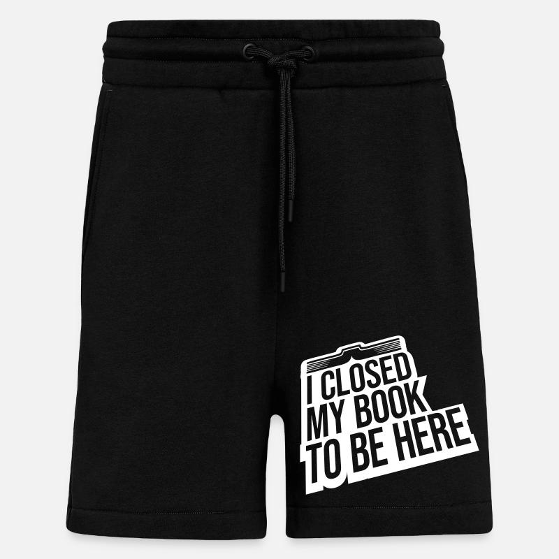 I closed my book - Shorts - made by SPREAD - SOLID BLACK