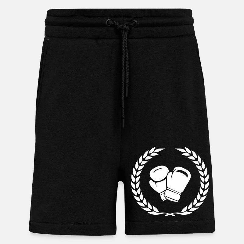 Boxe 1 - Short bio décontracté fabriqué en UE - SOLID BLACK
