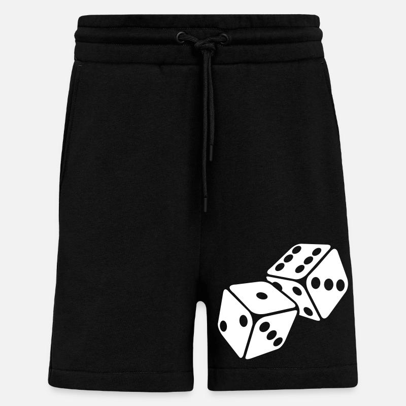 cube - Short bio décontracté fabriqué en UE - SOLID BLACK