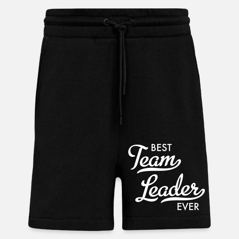 Bester Teamleiter - Shorts - made by SPREAD - SOLID BLACK