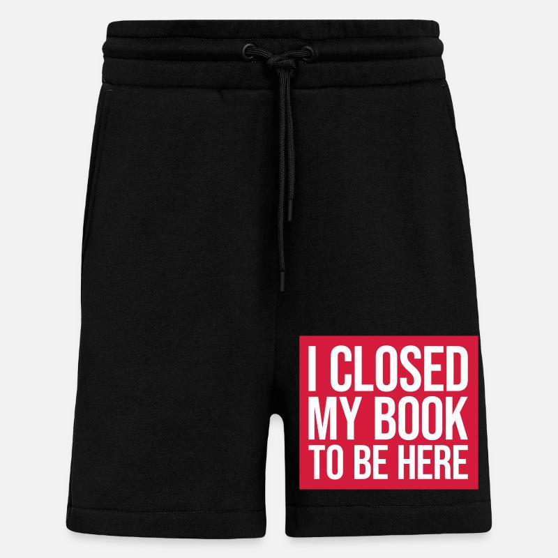 I closed my book - Shorts - made by SPREAD - SOLID BLACK