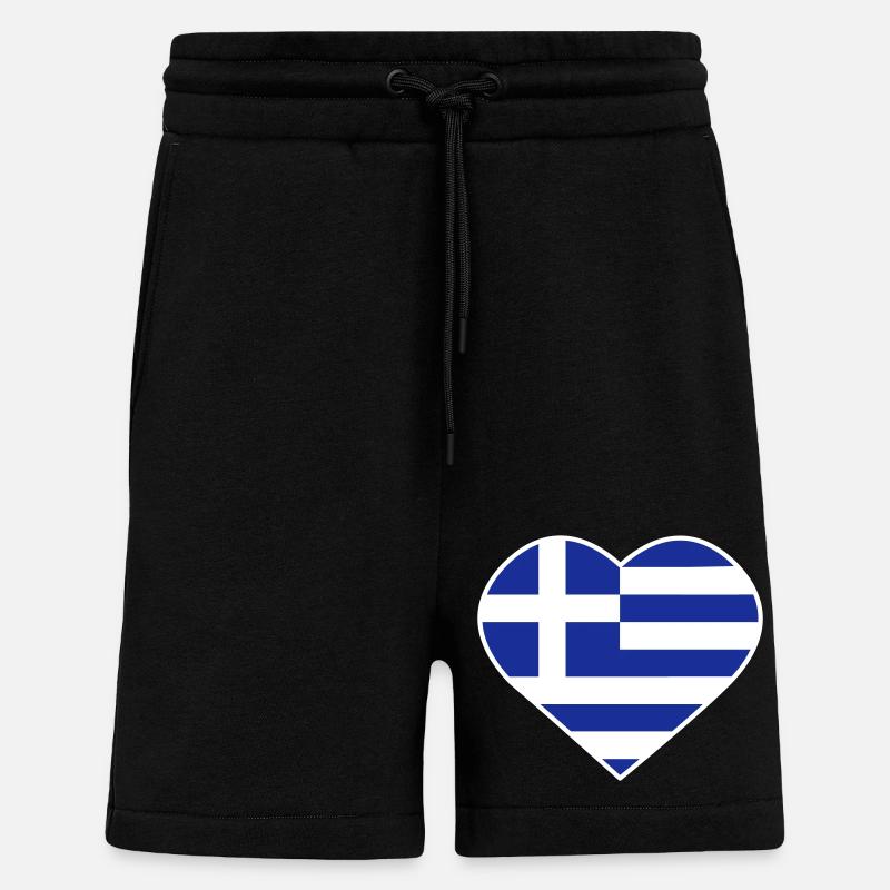 Ich liebe Griechenland - Shorts - made by SPREAD - SOLID BLACK