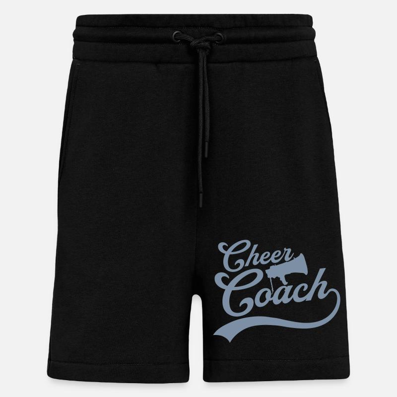 Cheer Coach Megafon sprechen - Shorts - made by SPREAD - SOLID BLACK