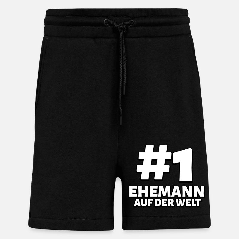 Bester Ehemann Spruch Geschenk - Shorts - made by SPREAD - SOLID BLACK