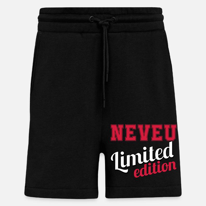 NEVEU LIMITED EDITION - Short bio décontracté fabriqué en UE - SOLID BLACK