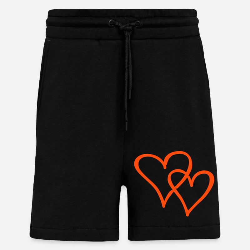 herzchen - Shorts - made by SPREAD - SOLID BLACK