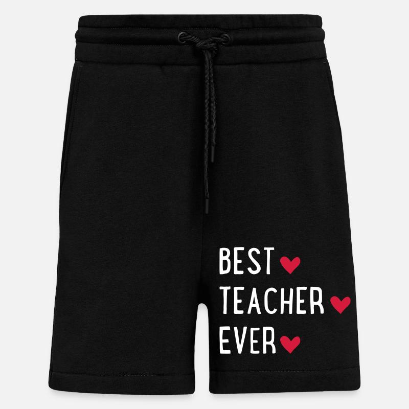 Best Teacher - Shorts - made by SPREAD - SOLID BLACK
