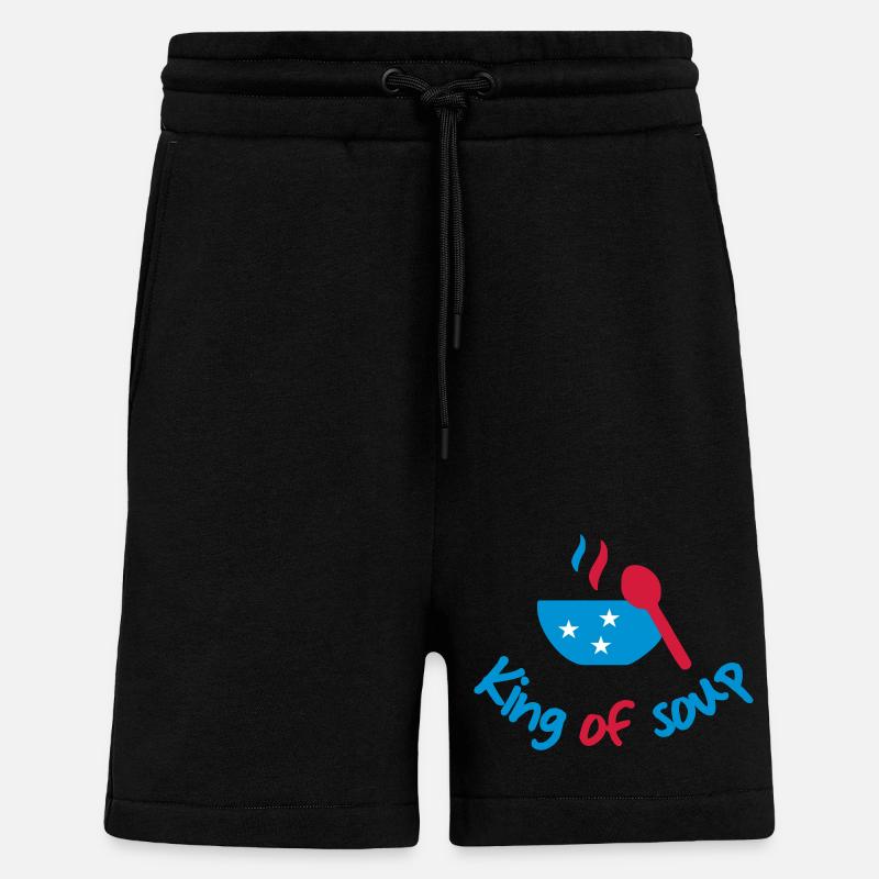 cuire à feu - Short bio décontracté fabriqué en UE - SOLID BLACK