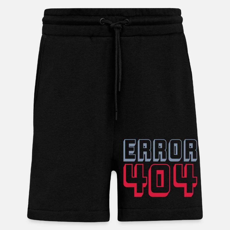 Error 404 Computer Connection - Shorts - made by SPREAD - SOLID BLACK