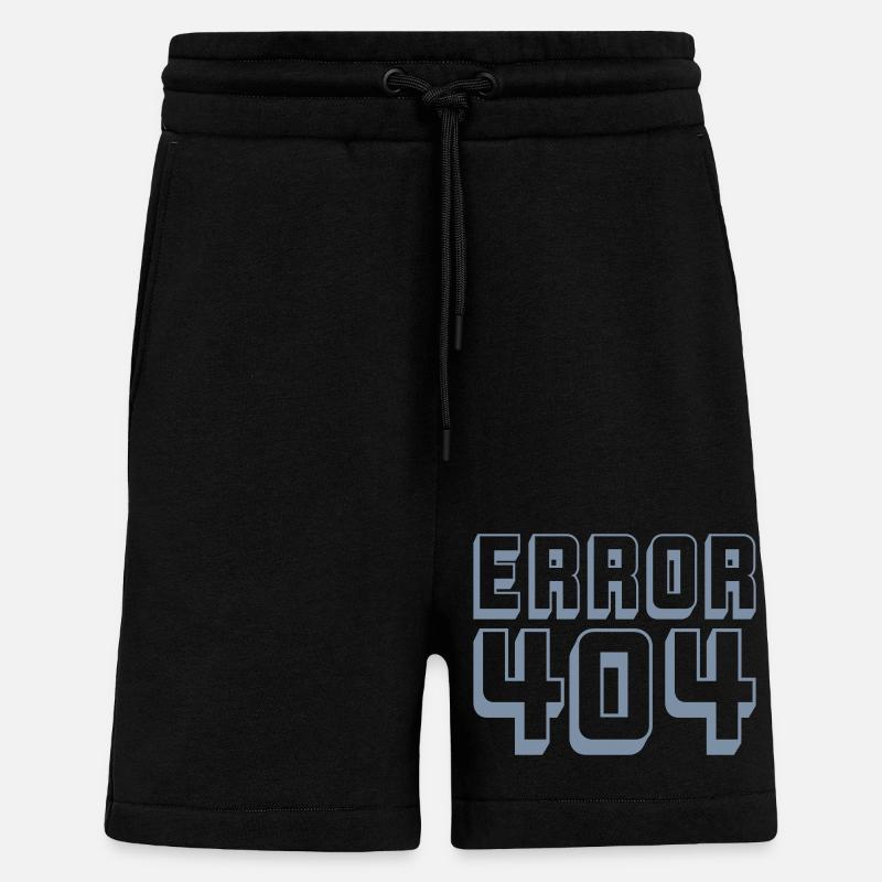 Computer Verbindung Error 404 - Shorts - made by SPREAD - SOLID BLACK