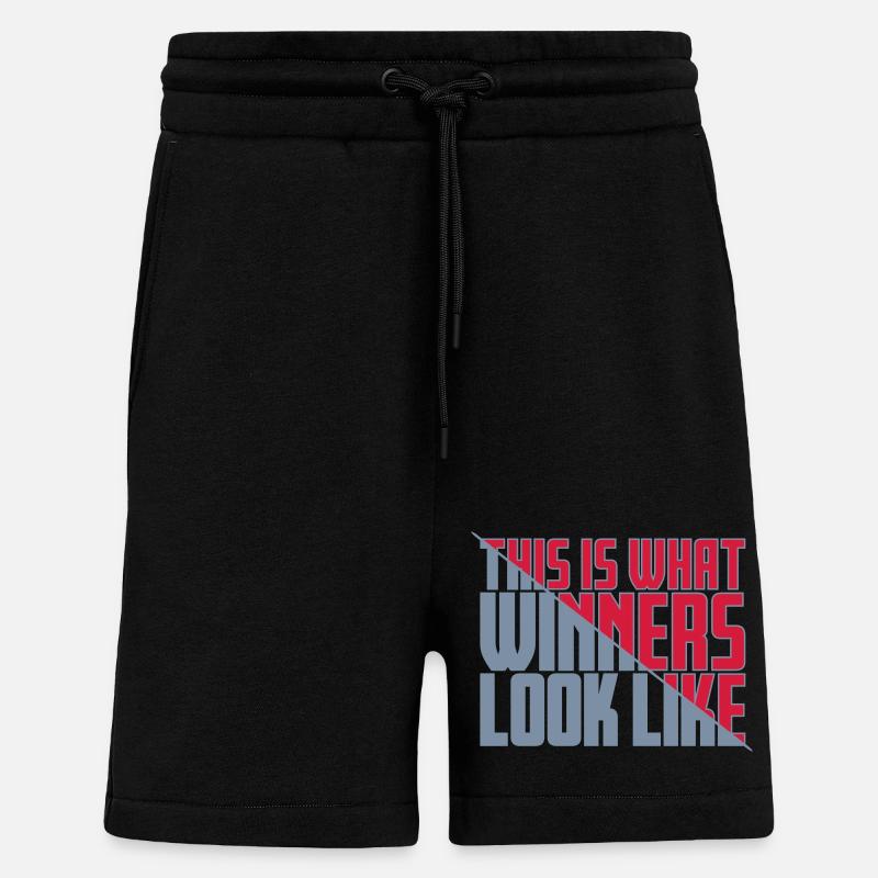 What Winners Look Like - Shorts - made by SPREAD - SOLID BLACK