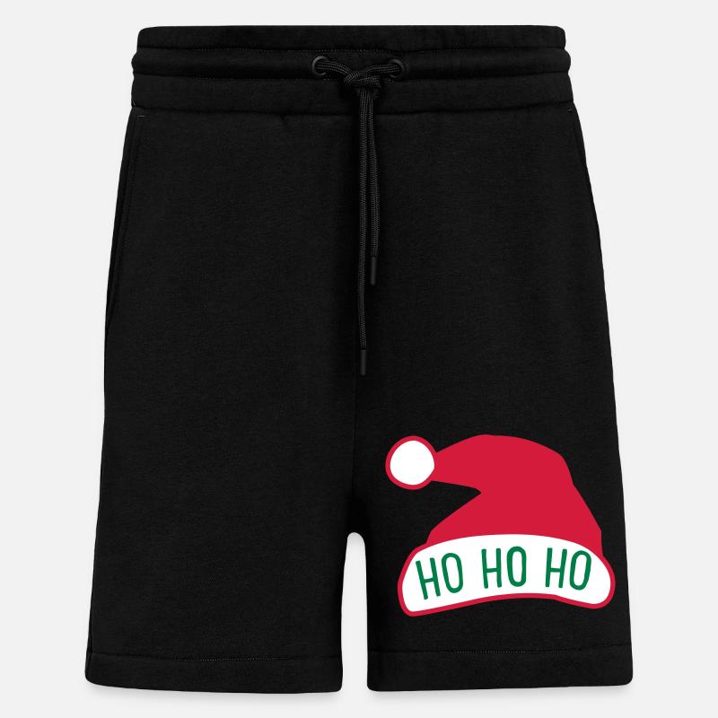 Ho Ho Ho - Shorts - made by SPREAD - SOLID BLACK