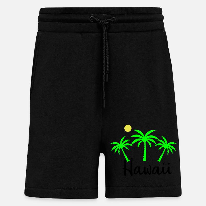 hawaii - Shorts - made by SPREAD - SOLID BLACK