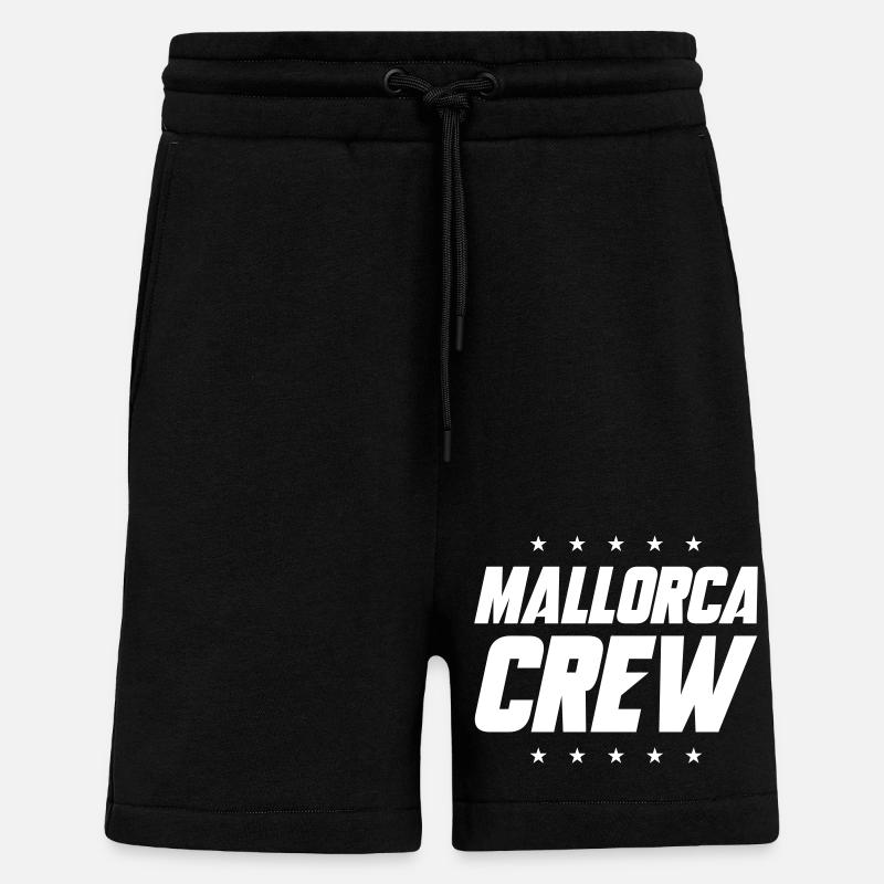 Mallorca Crew - Shorts - made by SPREAD - SOLID BLACK