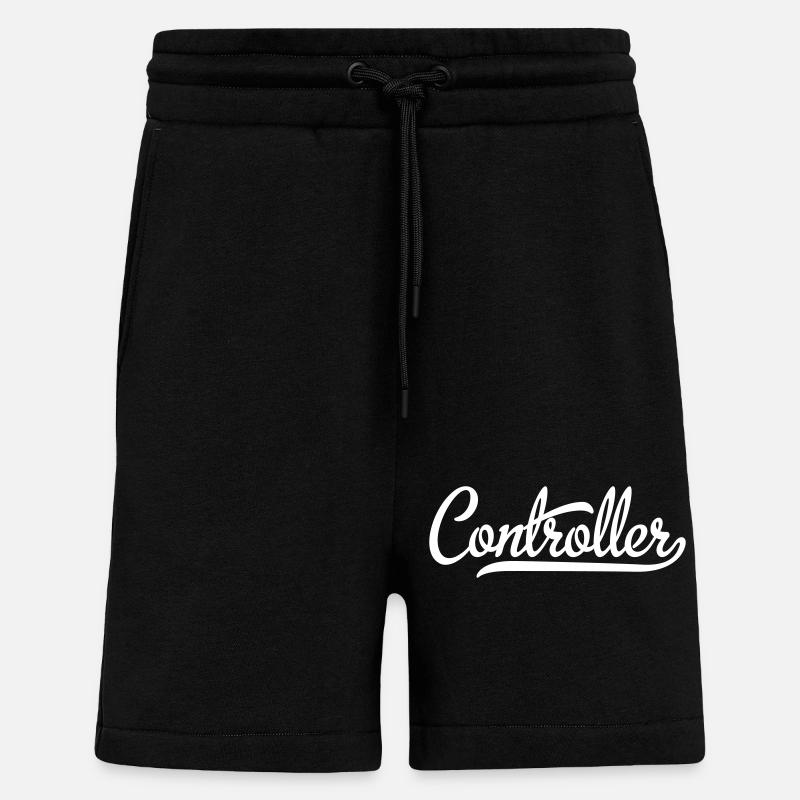 contrôleur - Short bio décontracté fabriqué en UE - SOLID BLACK