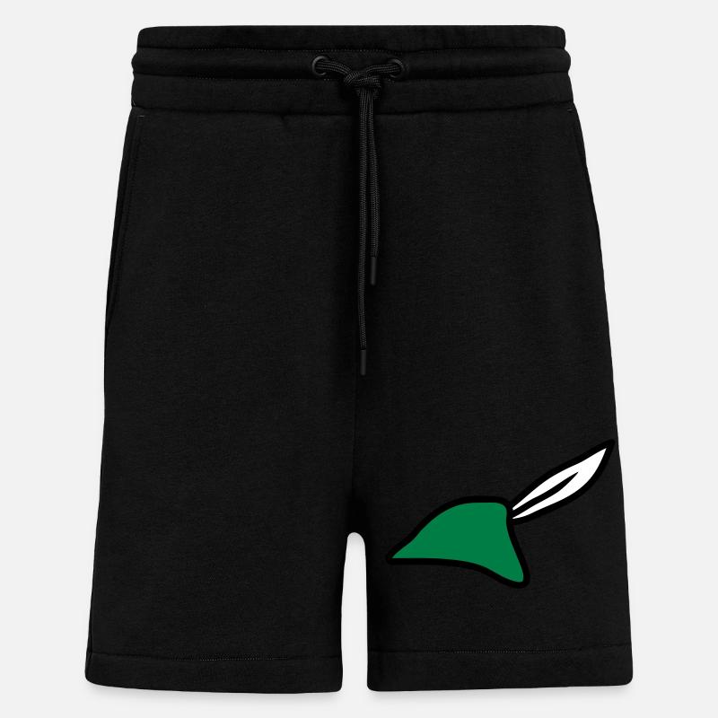 Robin Hood Hat - Shorts - made by SPREAD - SOLID BLACK