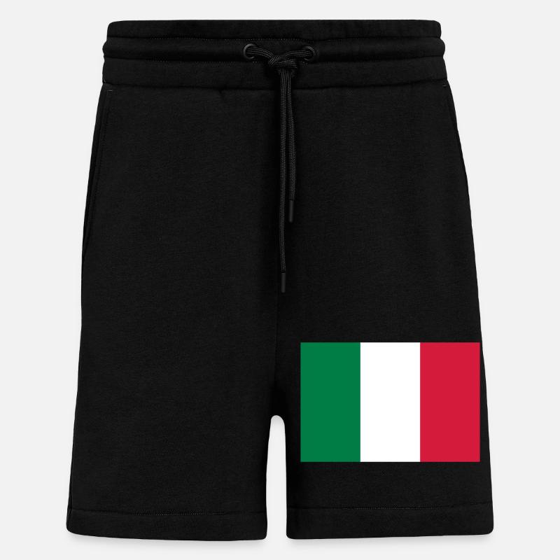 Flag Italy / Italian flag - Shorts - made by SPREAD - SOLID BLACK