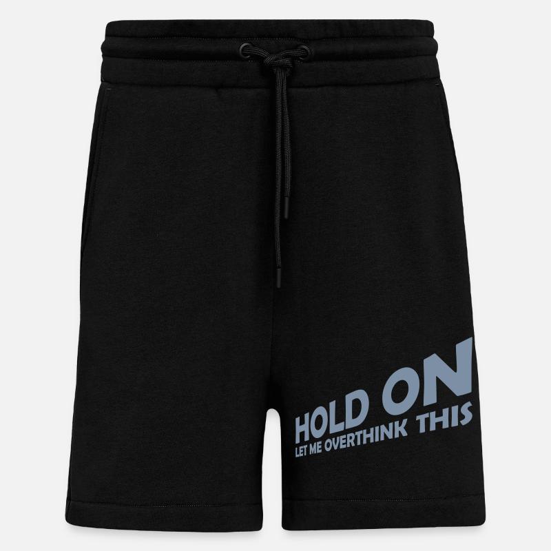 Let me overthink this - Shorts - made by SPREAD - SOLID BLACK