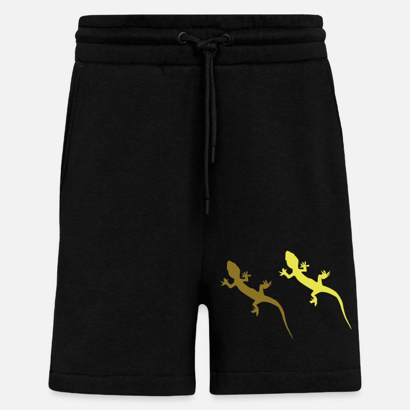 Gecko 2 - Short bio décontracté fabriqué en UE - SOLID BLACK