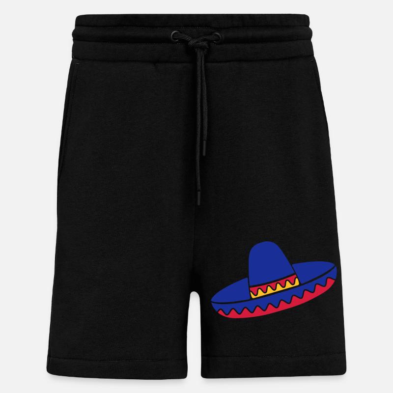 sombrero - Short bio décontracté fabriqué en UE - SOLID BLACK