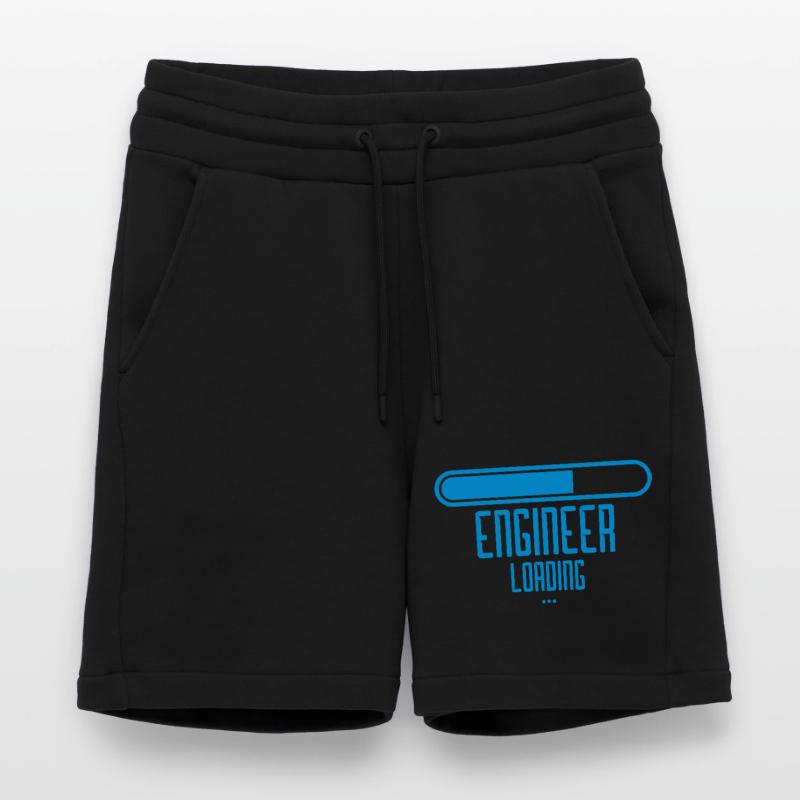 blue loading loading engineer please wait wa Shorts - made by SPREAD