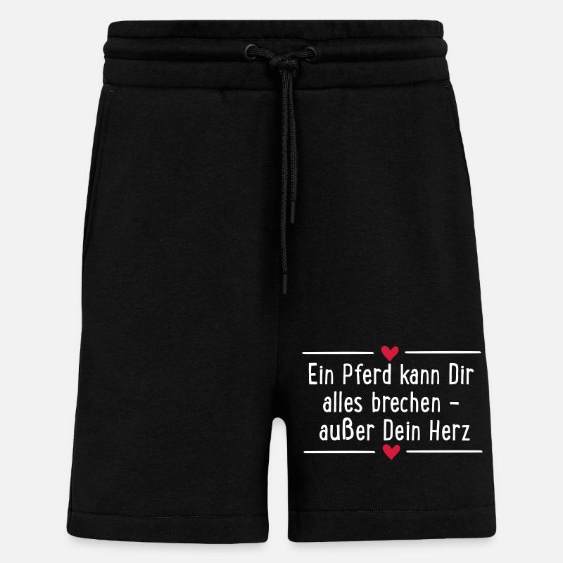 Pferd - Shorts - made by SPREAD - SOLID BLACK