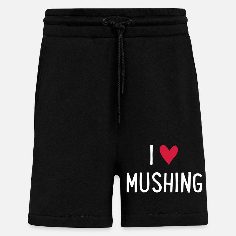 Mushing - Short bio décontracté fabriqué en UE - SOLID BLACK