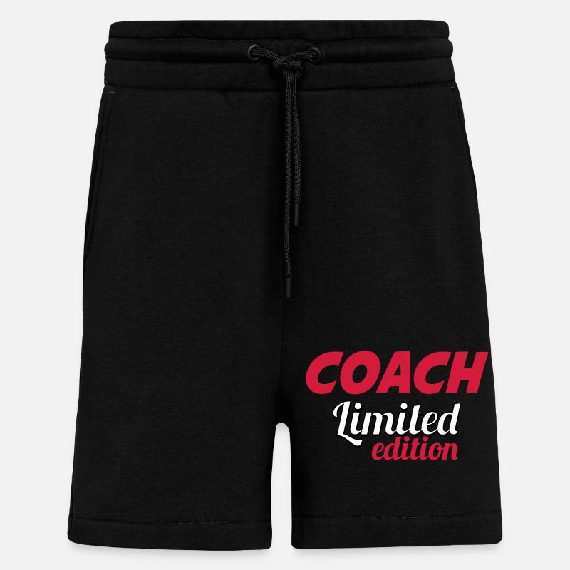 COACH LIMITED EDITION - Shorts - made by SPREAD - SOLID BLACK