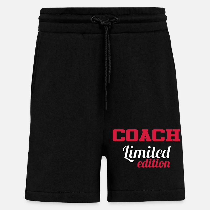 COACH LIMITED EDITION - Shorts - made by SPREAD - SOLID BLACK
